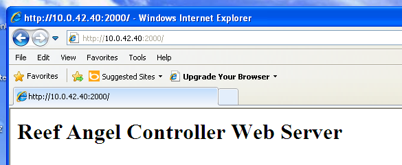 controller web page