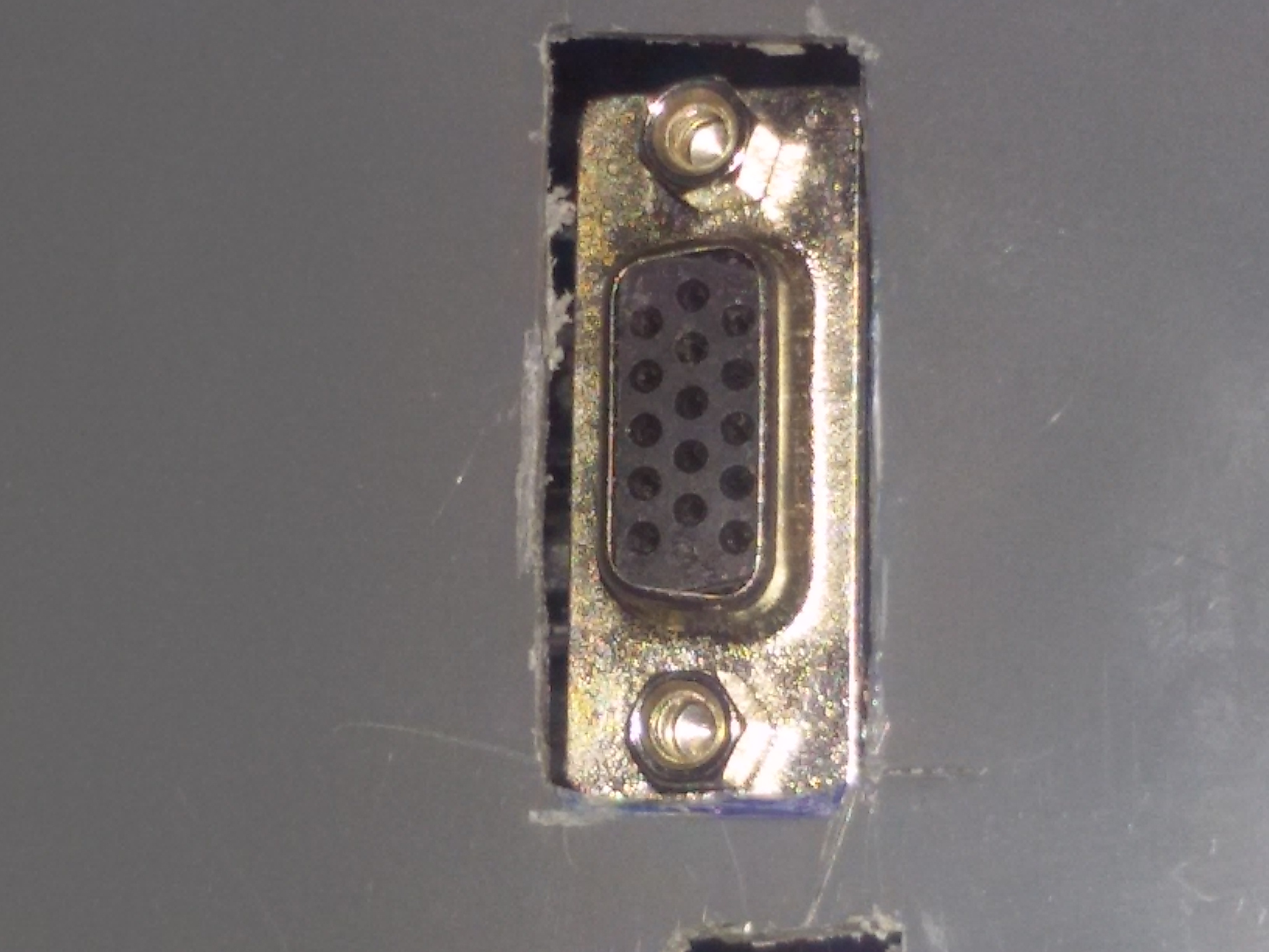 Female connector on the power box